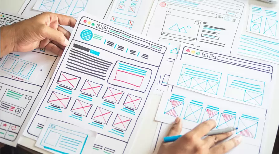 website-design-proecess-wireframes